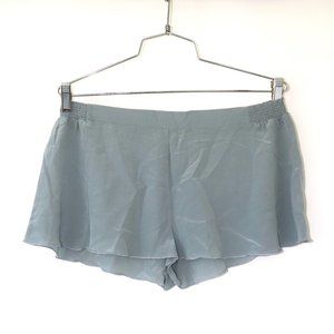 Free People Silk Mint Green Shorts